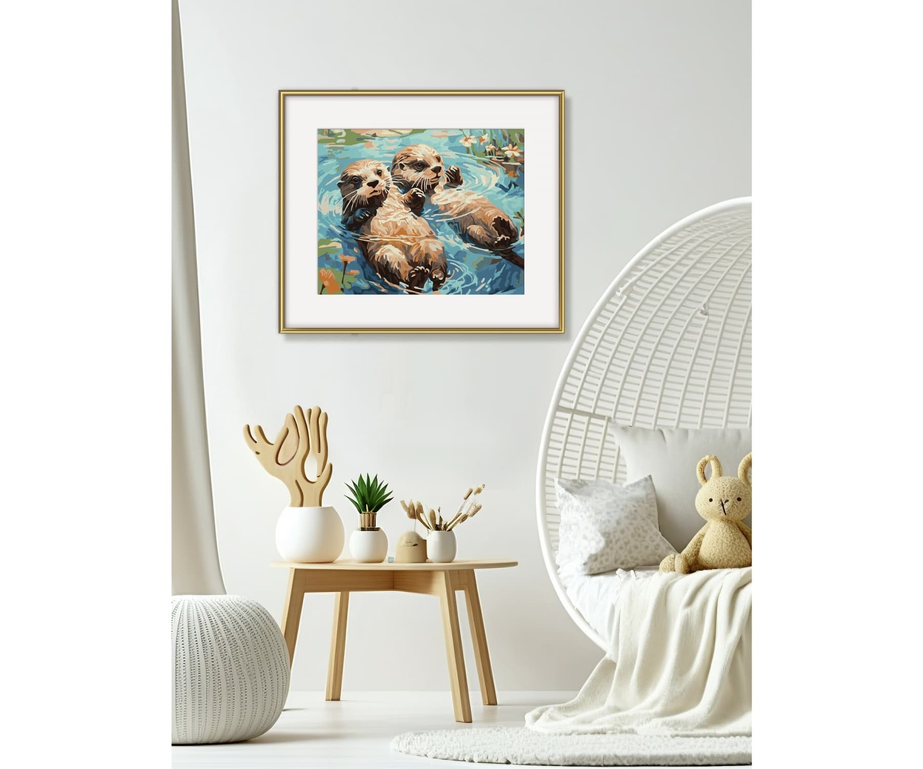 Produktbild Schipper Malen nach Zahlen - Motiv Gruppe Klassiker / Tiere - Otterpärchen 3 von 4