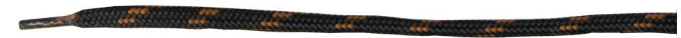 Bafee Rundsenkel dick, schwarz/braun