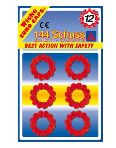 J.G. Schrödel - 12-Schuss Munition, 144 Schuss, Blister