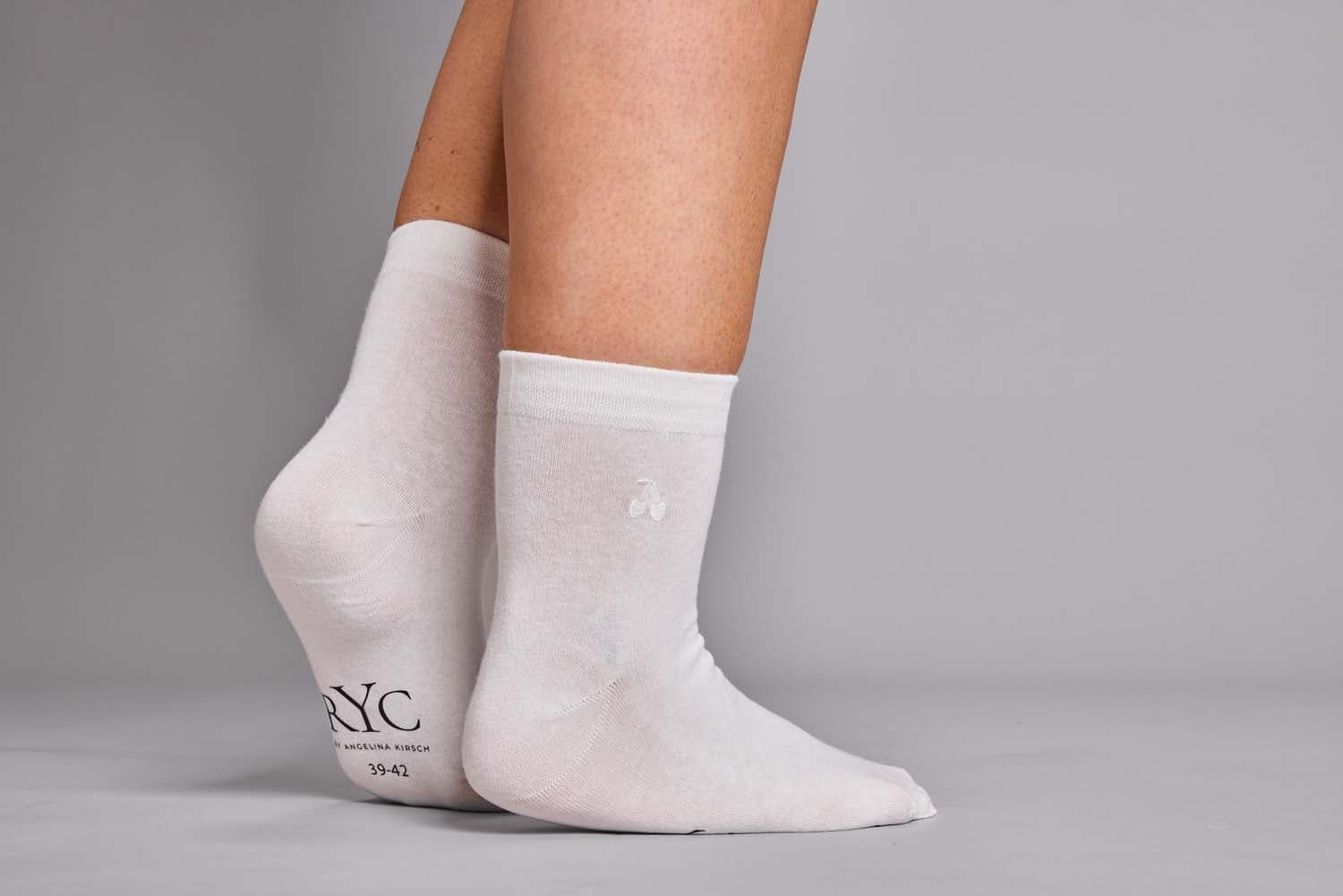 RYC Damen Socken mit Stickerei 2er Pack
