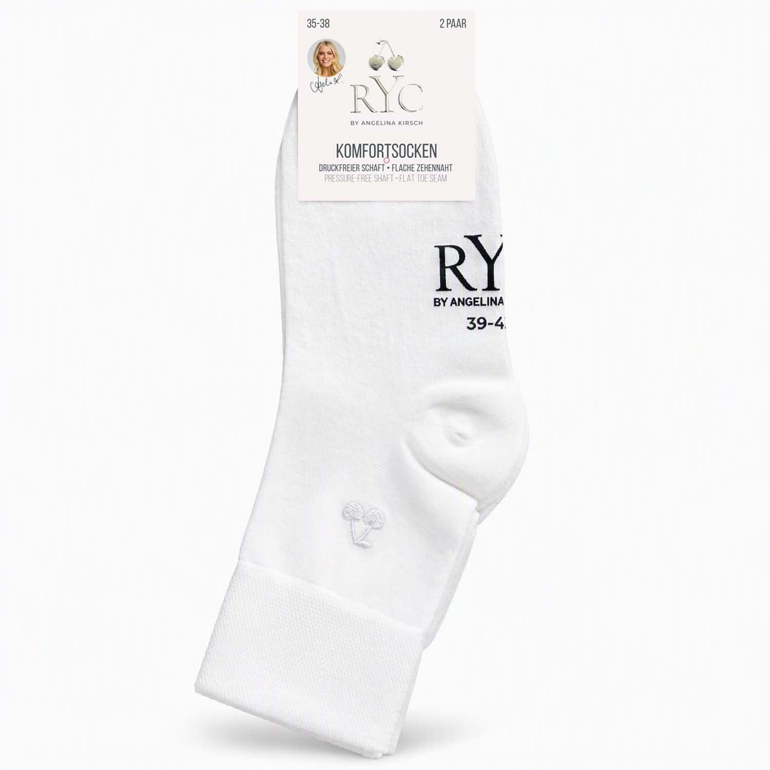 RYC Damen Socken mit druckfreiem Schaft