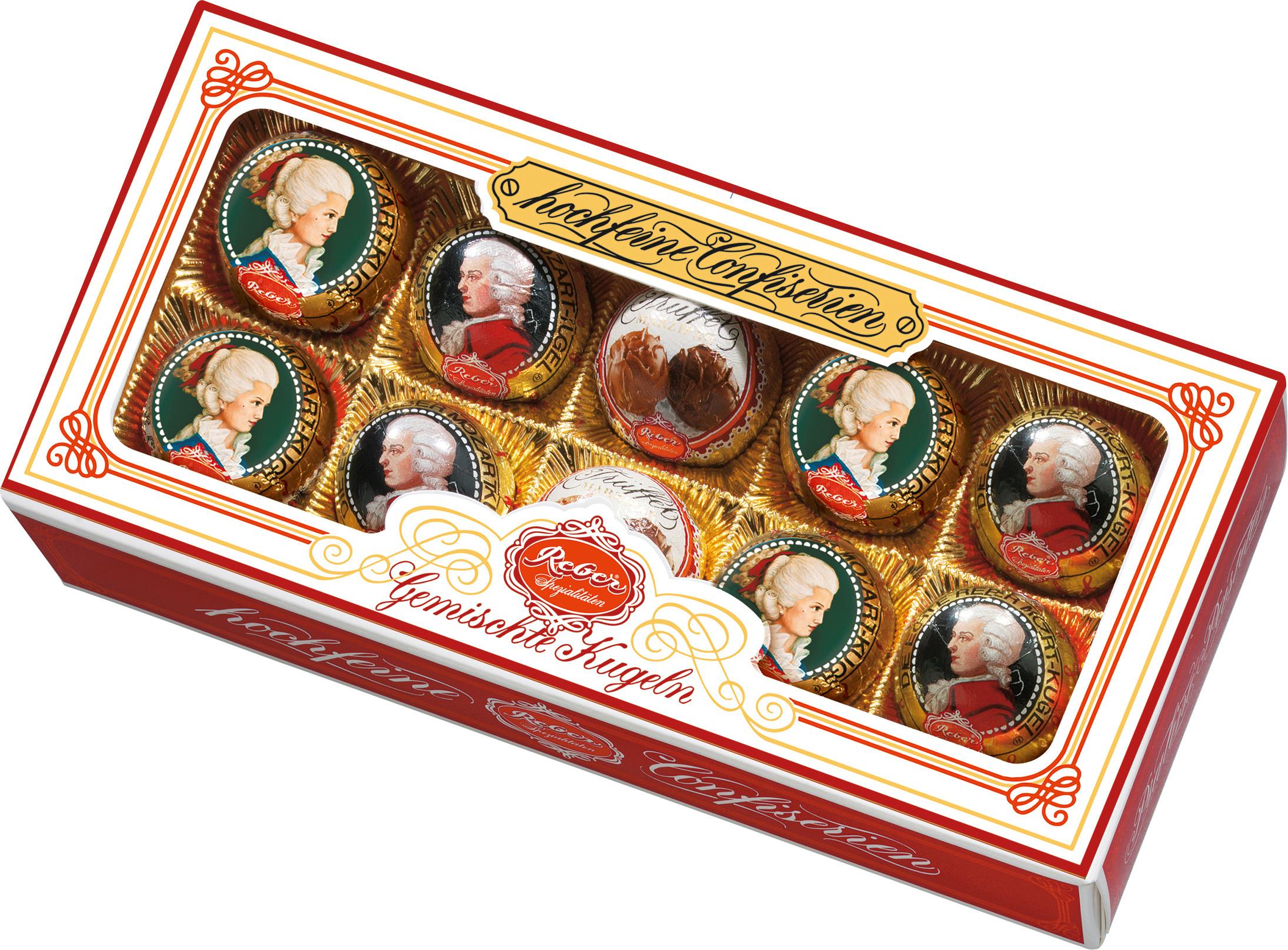 Reber Mozart gemischte Kugeln