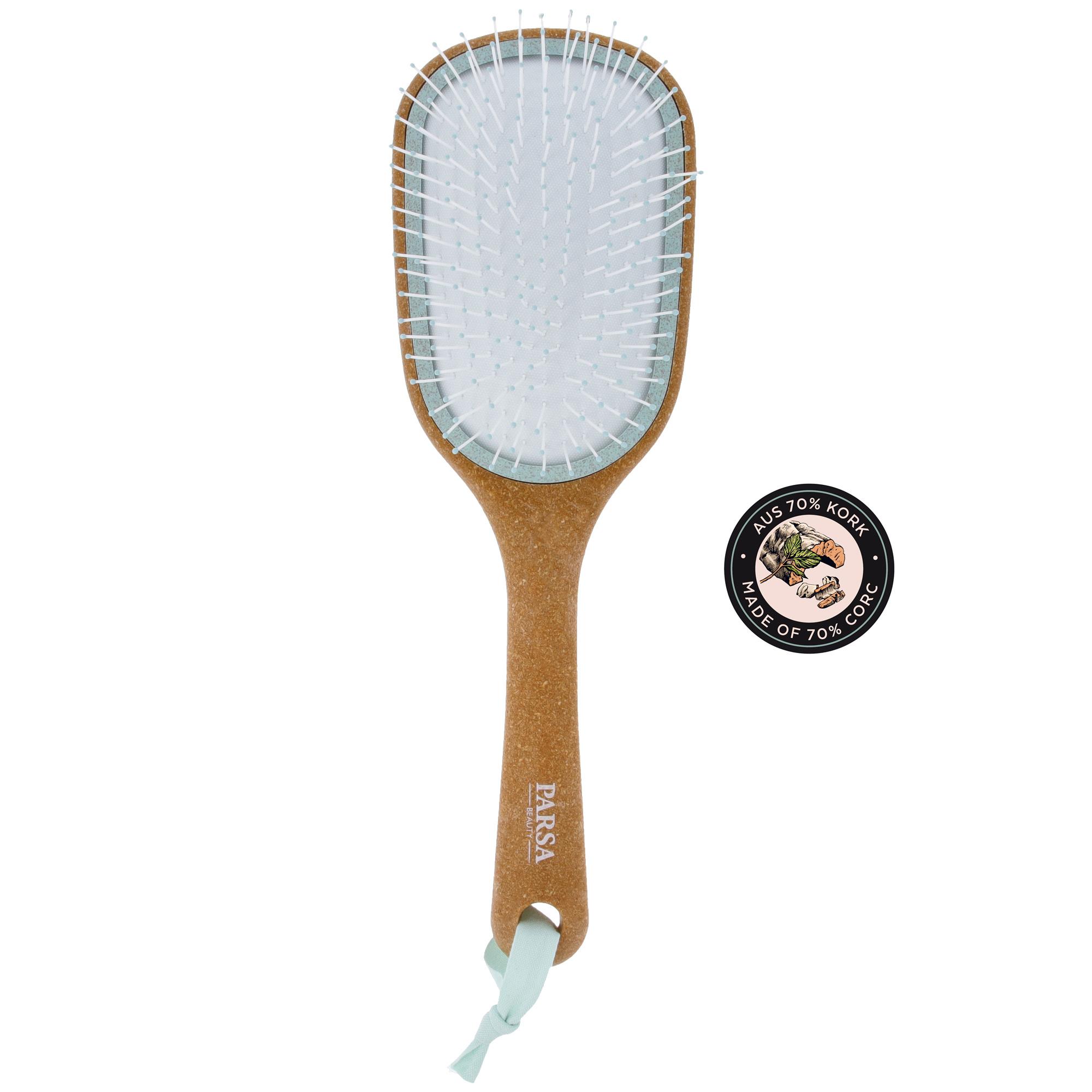 Produktbild PARSA Beauty Nature Love Kork Entwirr-Haarbürste Wet&Dry Organic groß 5 von 5