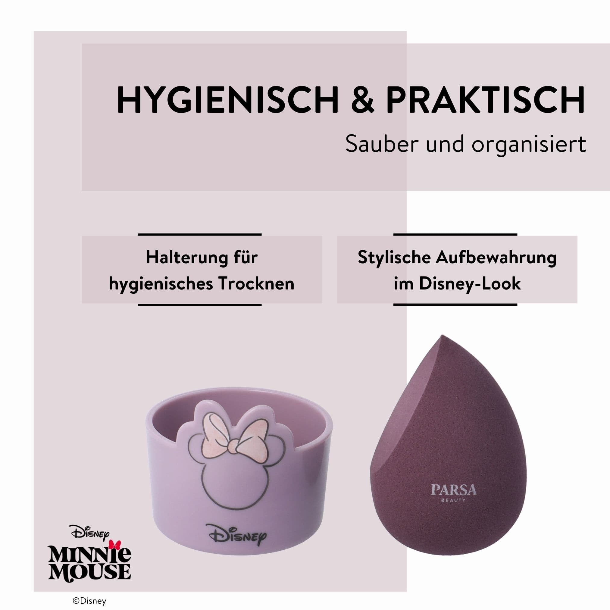 Produktbild PARSA Beauty Make-up Ei mit Halterung Disney 6 von 9