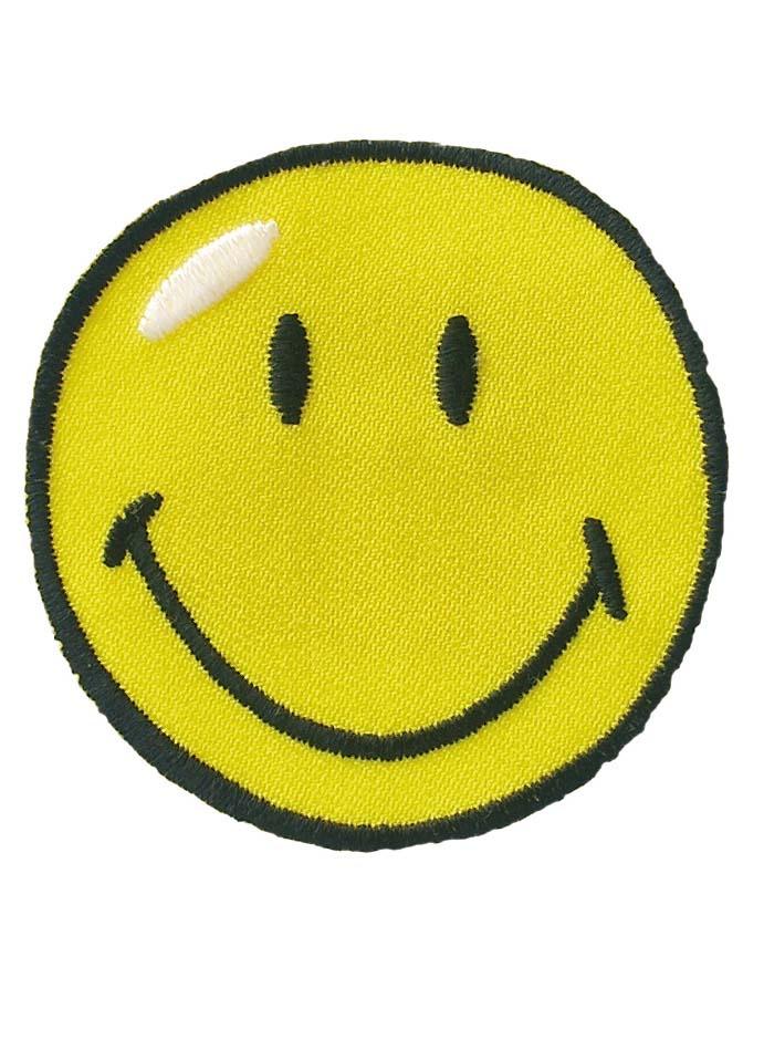 Mono Quick Bügelmotiv Smiley© gelb