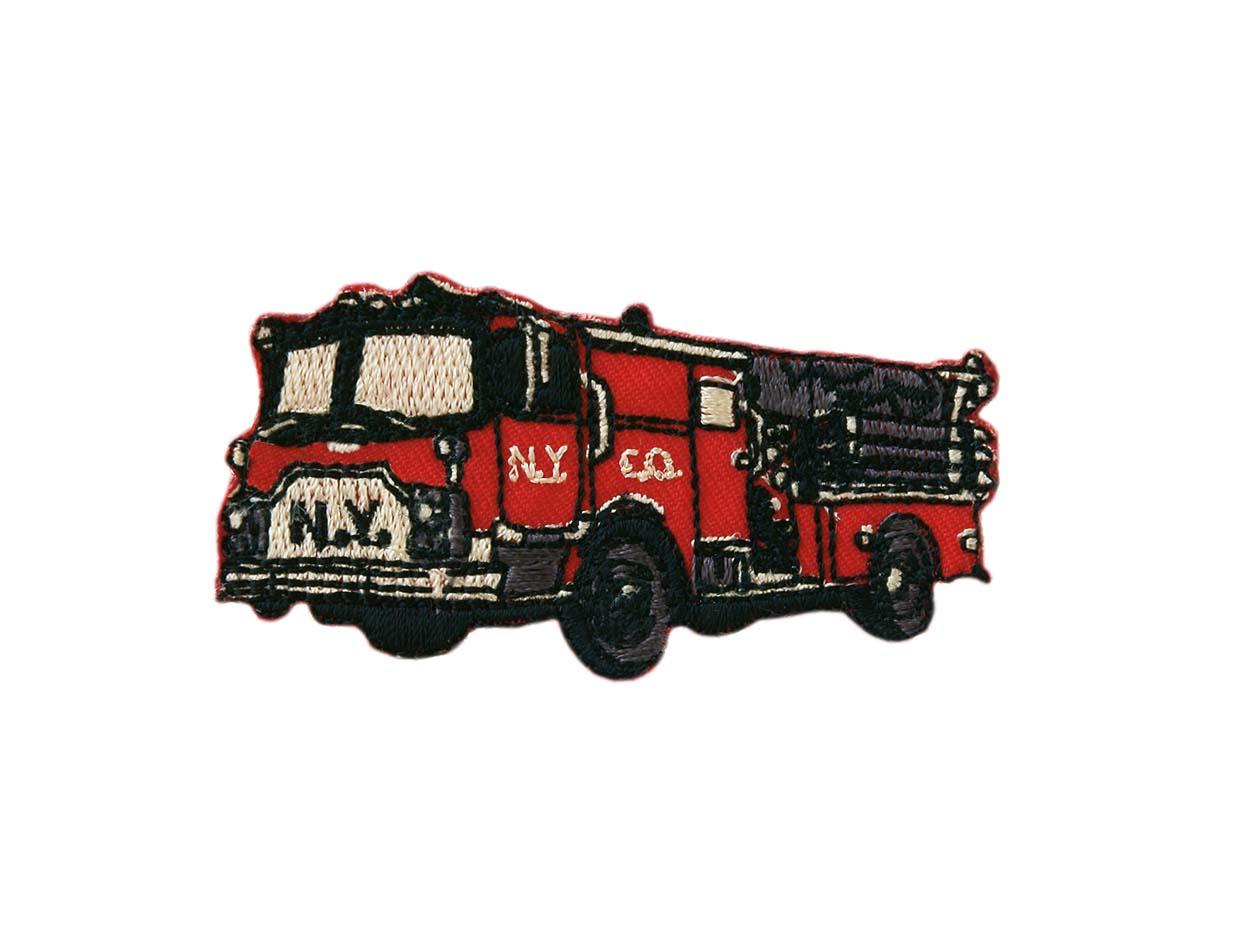 Mono Quick Bügelmotiv Feuerwehrauto, klein