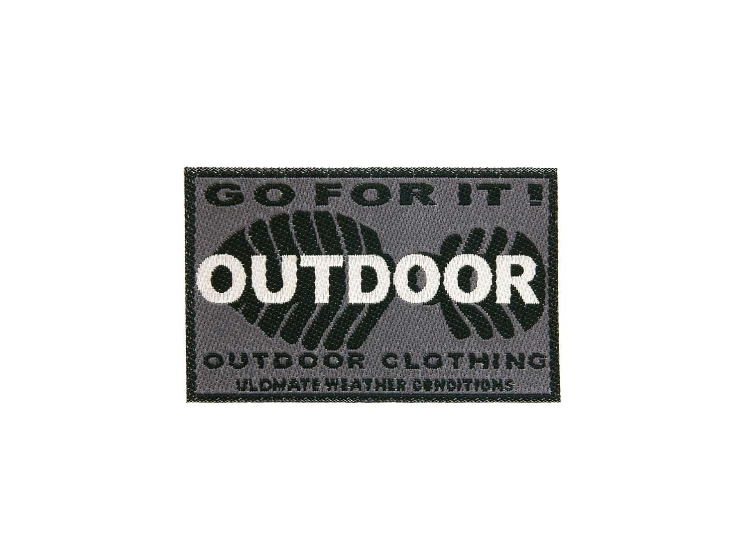 Mono Quick Bügelmotiv Outdoor fluoreszier