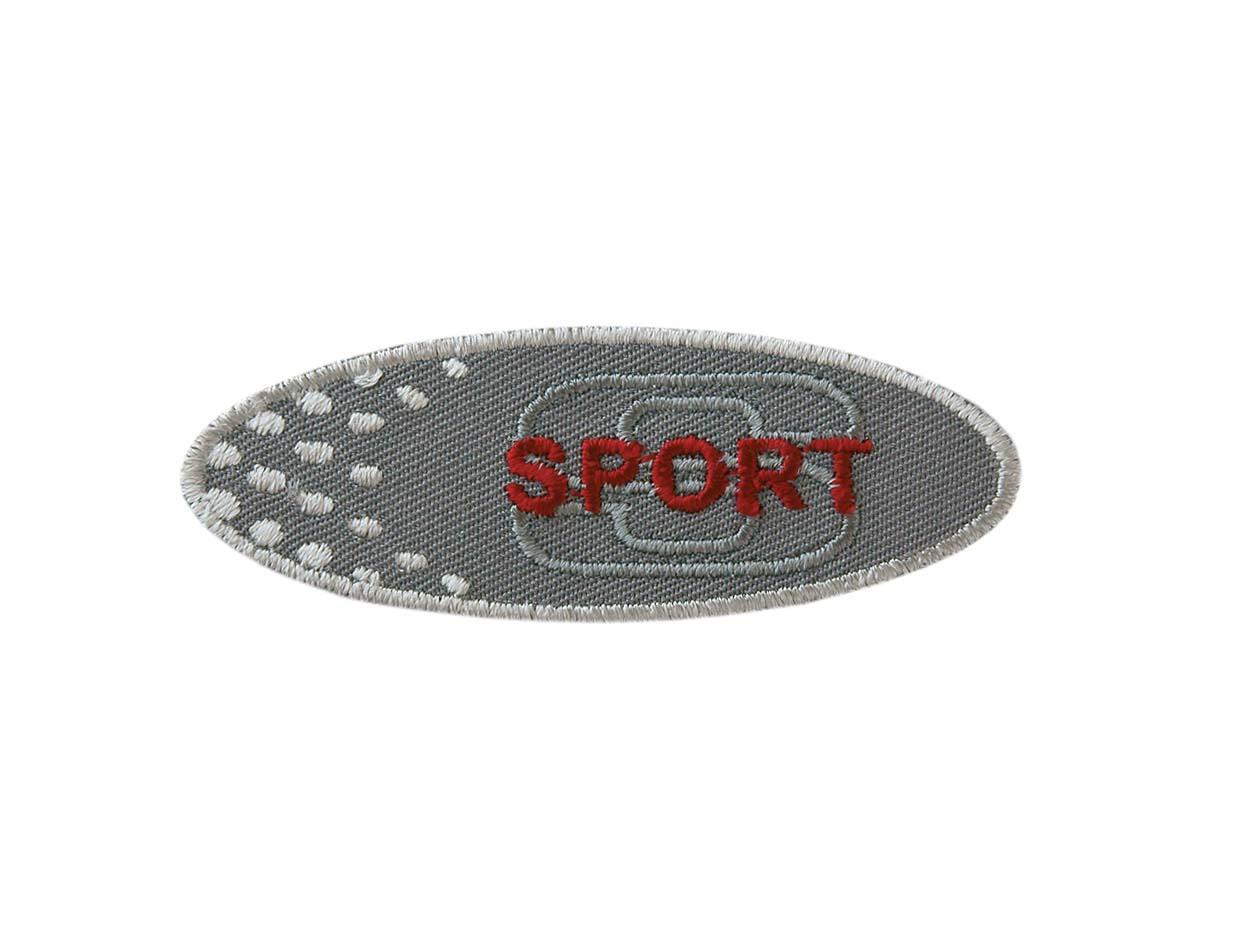 Mono Quick Bügelmotiv Sport