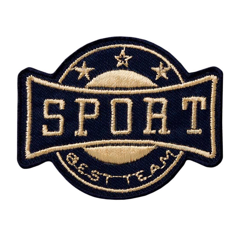 Mono Quick Bügelmotiv Sport Emblem