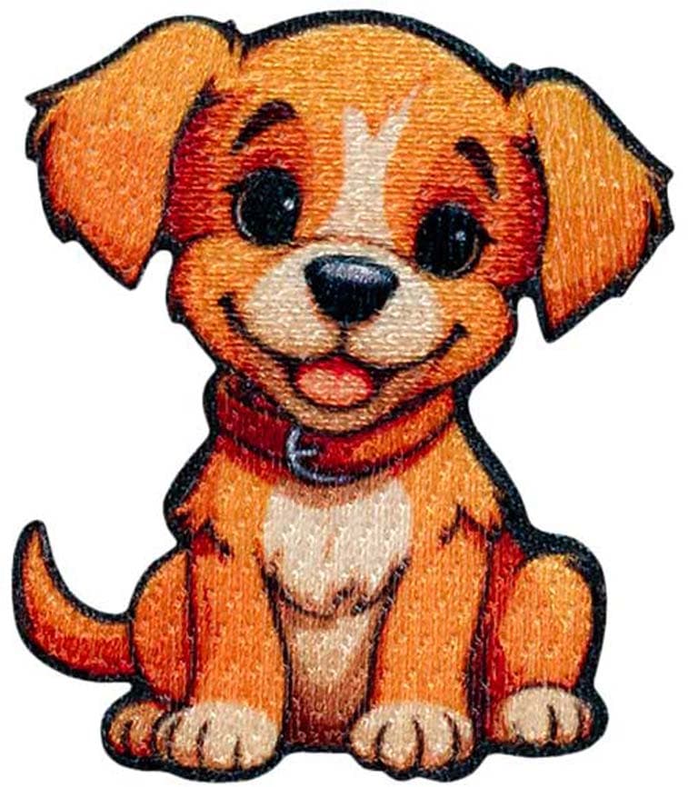 Mono Quick Bügelmotiv Midi Hund 4,9x4,1cm