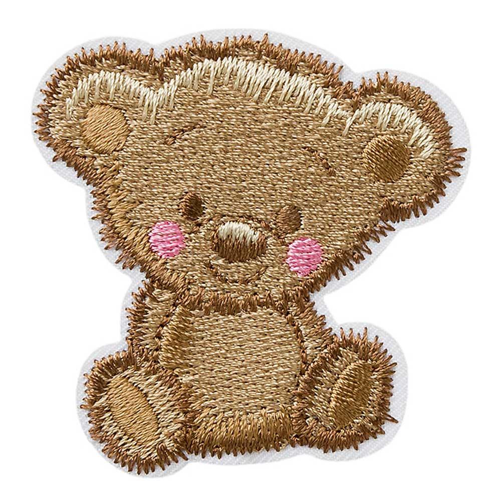 Mono Quick Bügelmotiv Mini Teddybär zottelig