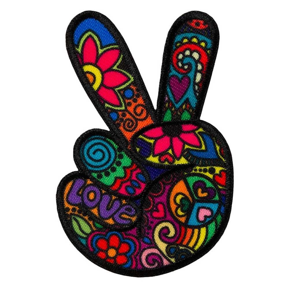 Mono Quick Bügelmotiv Midi Hippie Peace