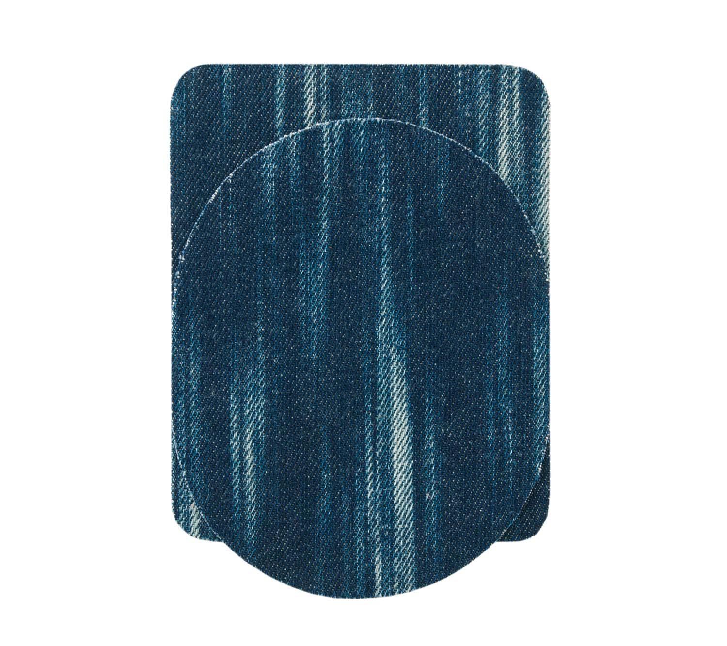 Mono Quick Bügelmotiv Flicken blau, Sparpack