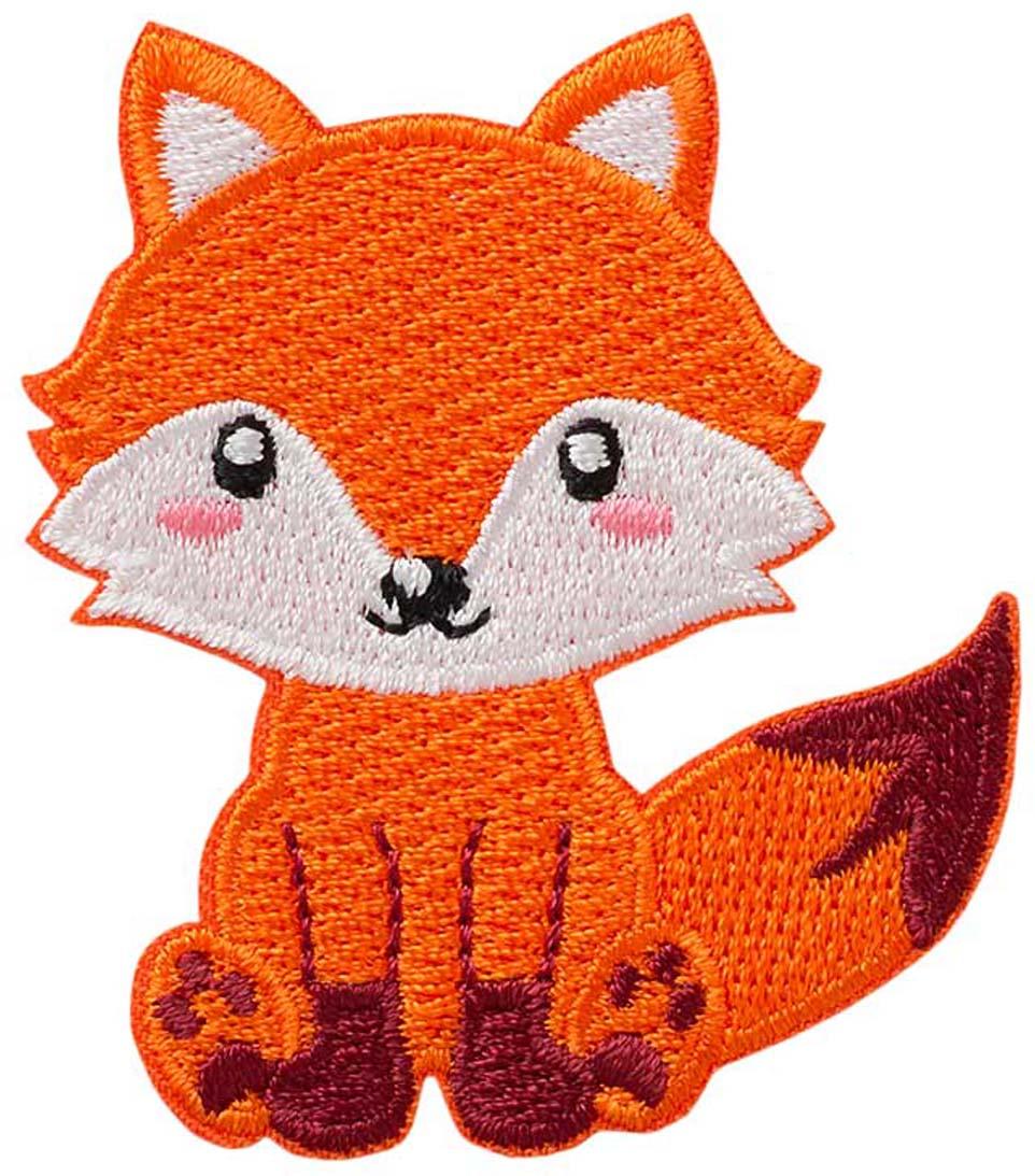 Mono Quick Bügelmotiv Midi Recycle-Patch Fuchs 6,1x5,2cm