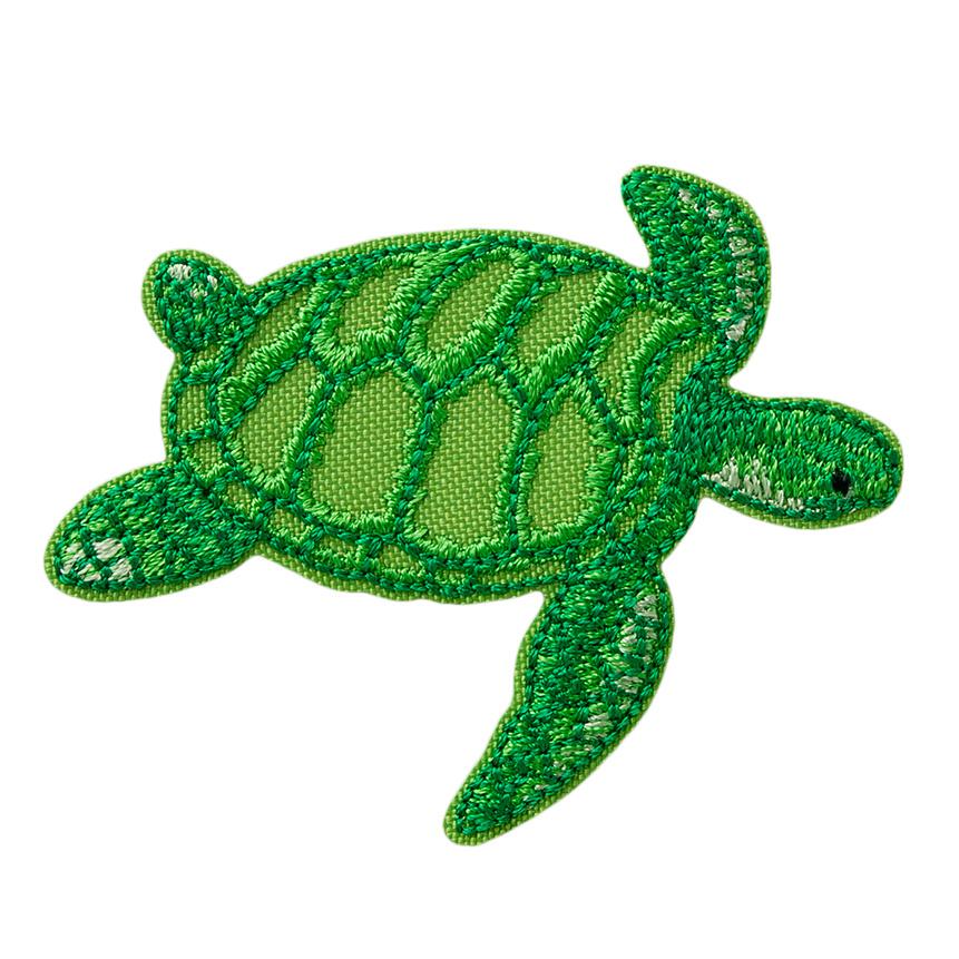 Mono Quick Bügelmotiv Midi Schildkröte Recycle-Patch