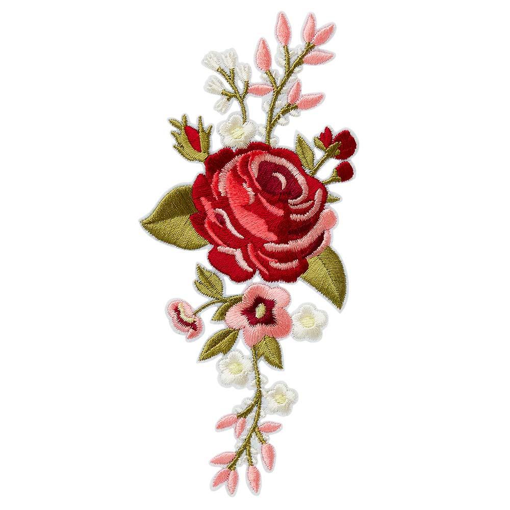 Mono Quick Bügelmotiv Blütenranke 6,7 x 15,0 cm