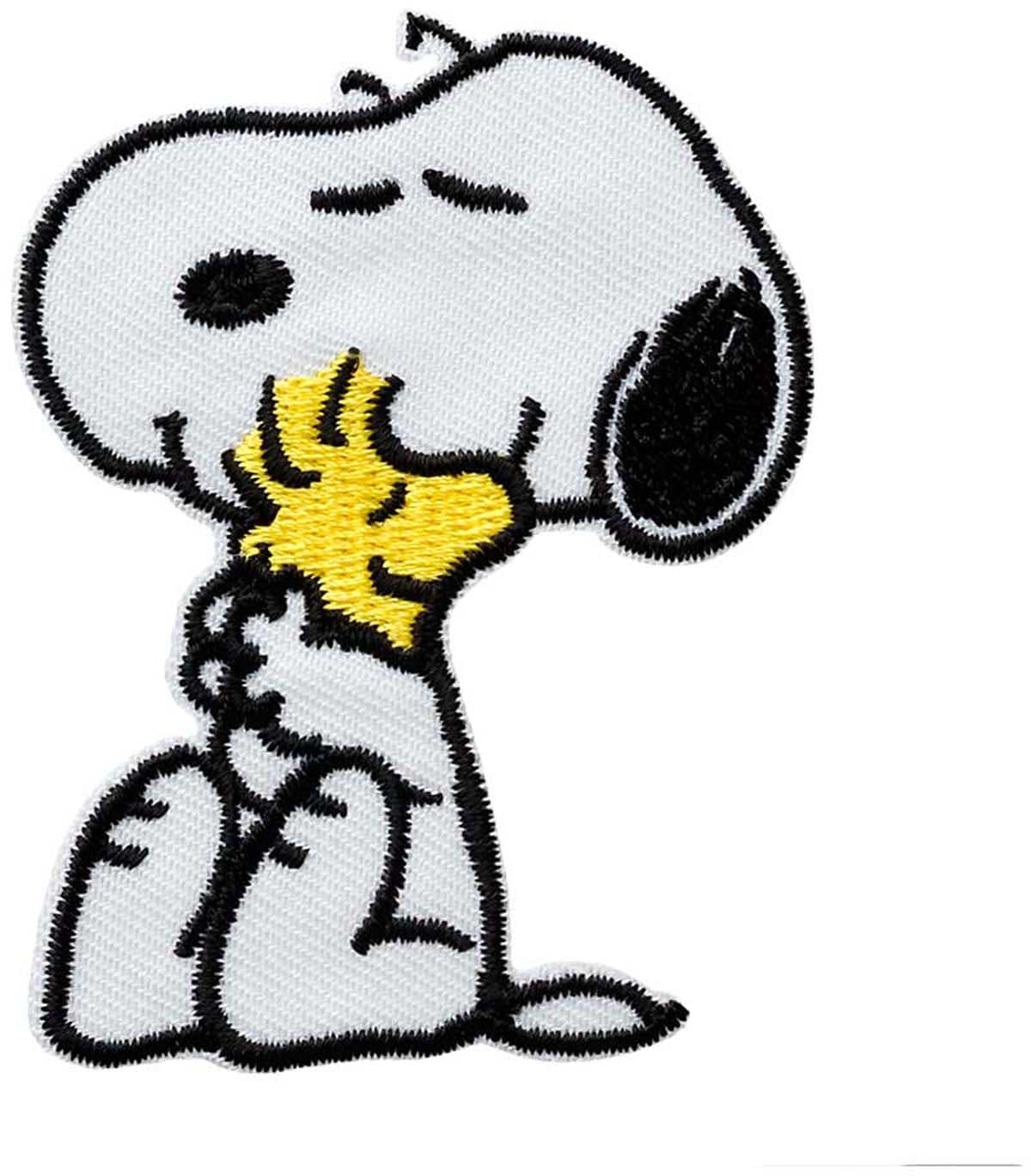 Mono Quick Bügelmotiv Midi Peanuts© Snoopy & Woodstock 7x5,5cm