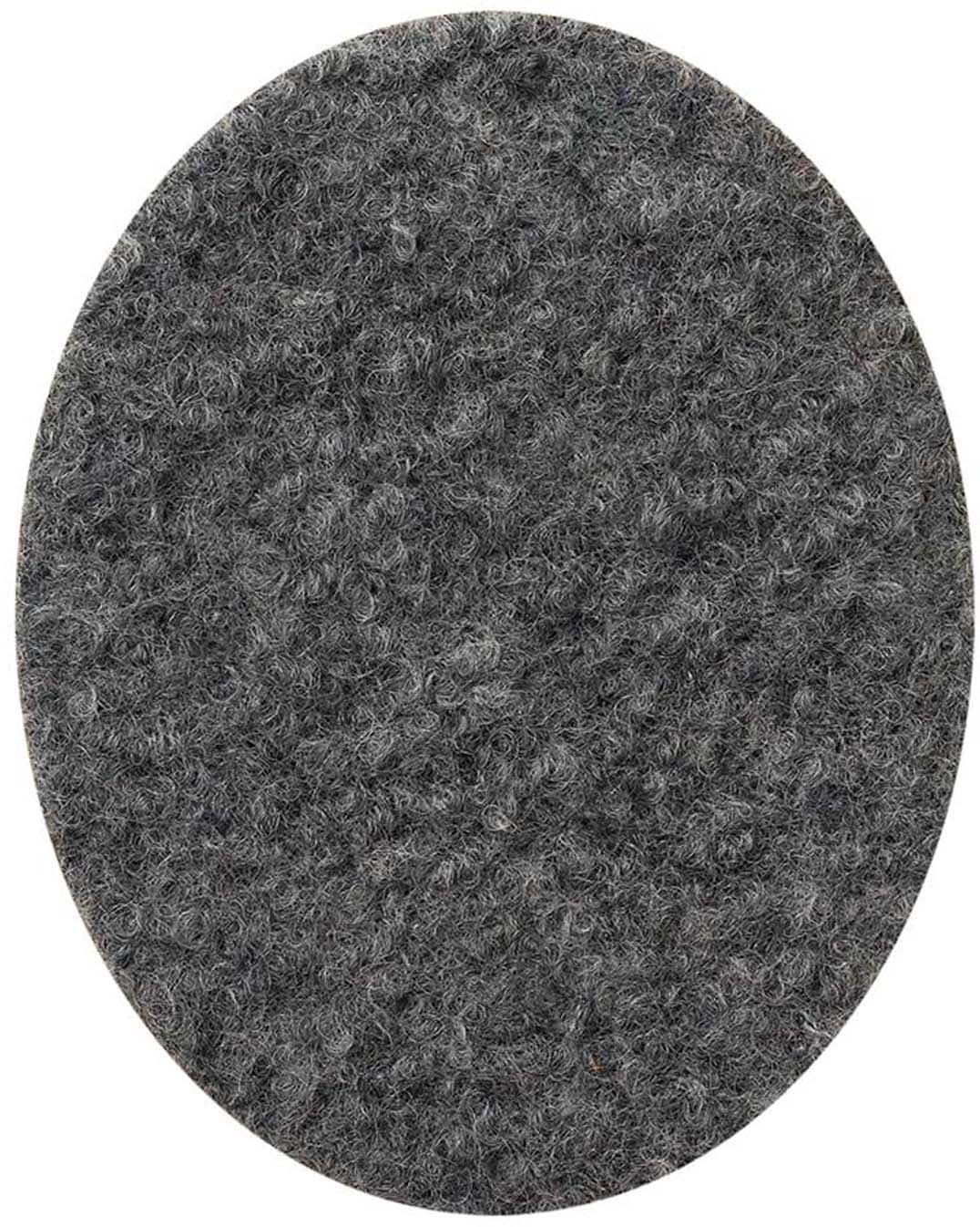 Mono Quick Bügelmotiv Standard Wollwalkflicken grau 10x8cm 2er Set