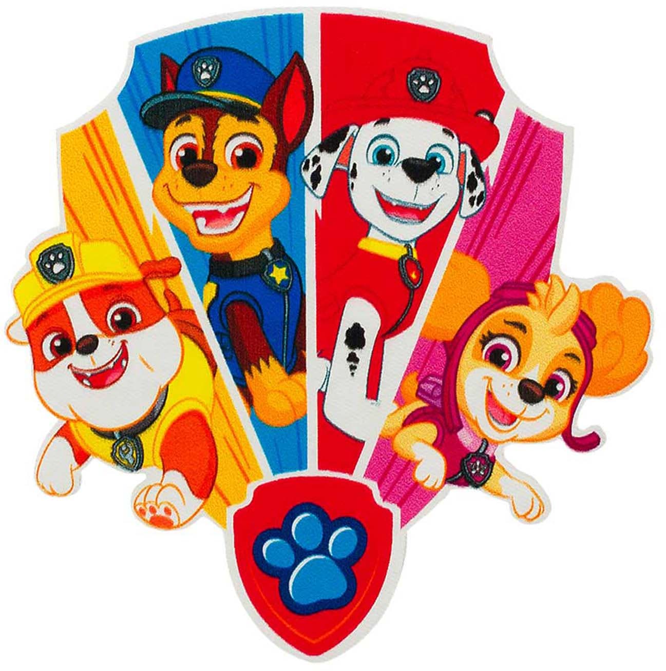 Mono Quick Bügelmotiv Midi Paw Patrol Team 7,2x7,2cm