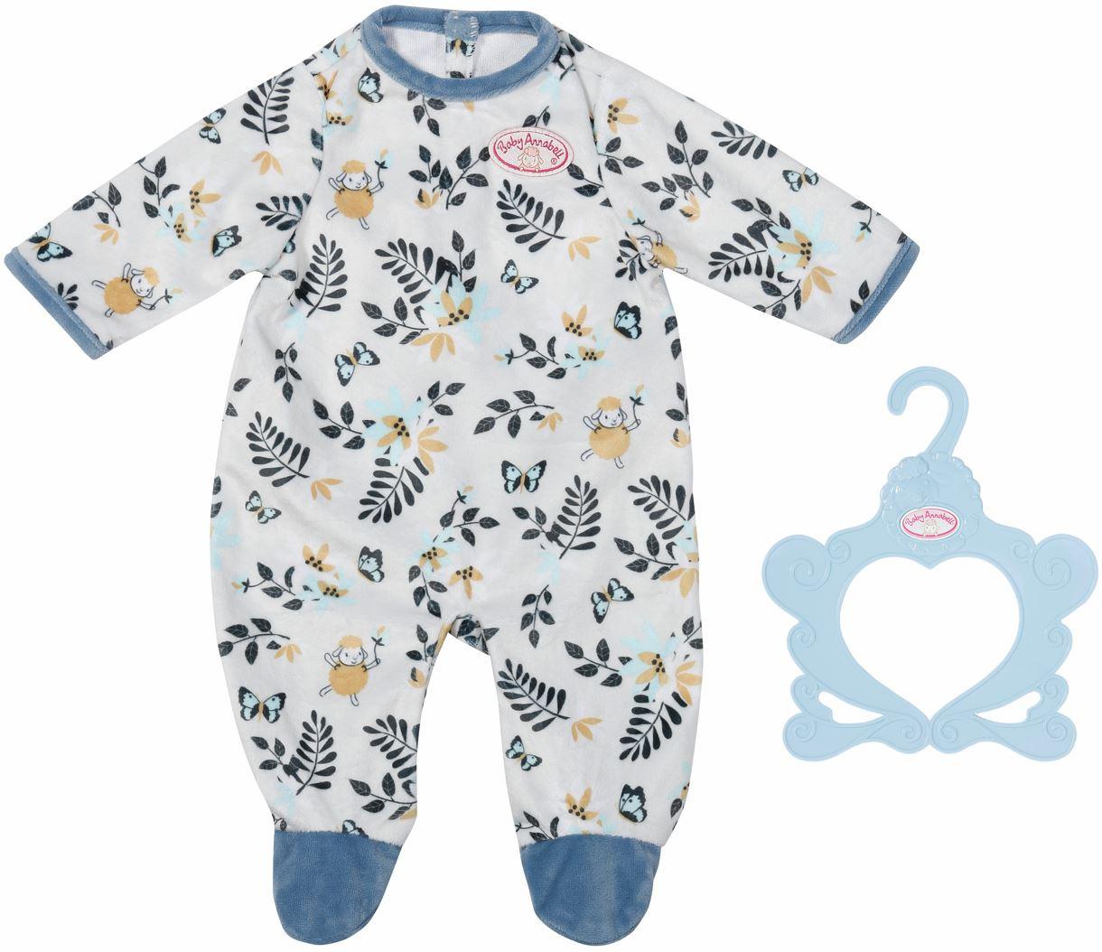 Baby Annabell Strampler blau Blätter 43cm 706824