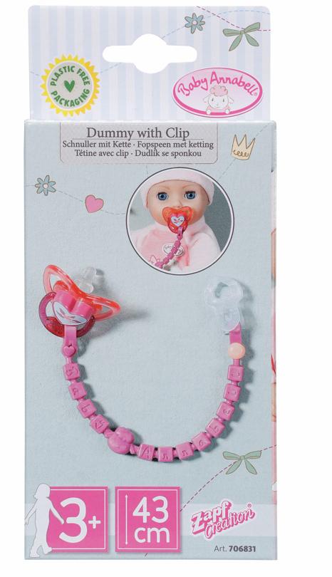 Produktbild Baby Annabell Schnuller mit Clip 2 von 2