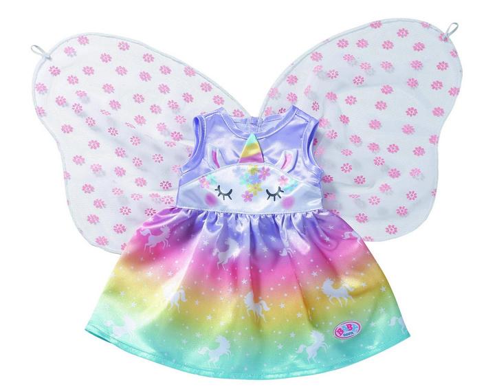 Produktbild BABY born Einhorn Feen Outfit 43cm - Ein zauberhaftes Kleid mit zarten Flügelchen. 5 von 5