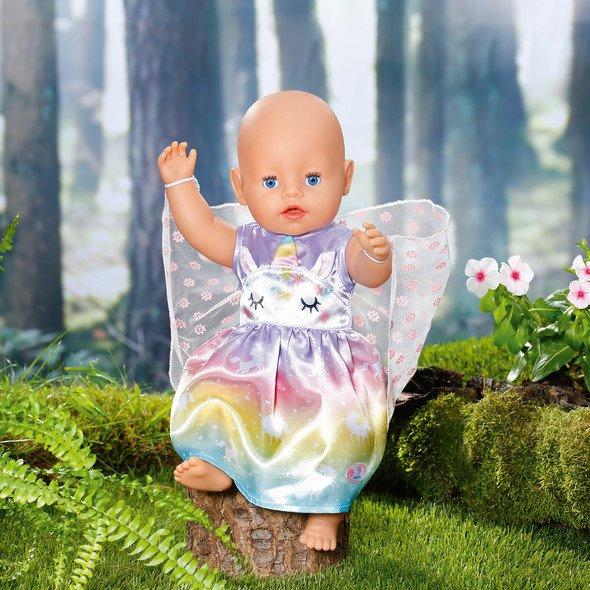 BABY born Einhorn Feen Outfit 43cm - Ein zauberhaftes Kleid mit zarten Flügelchen.