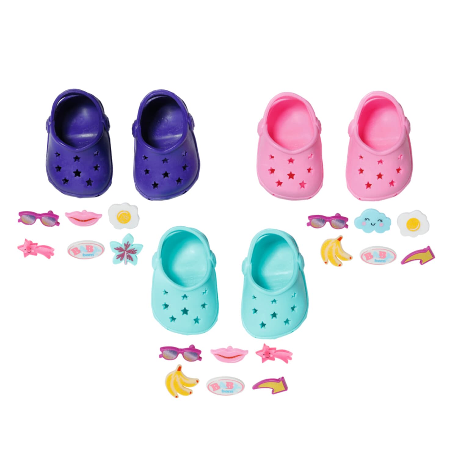 BABY born Schuhe mit Pins 4 sortiert 43cm