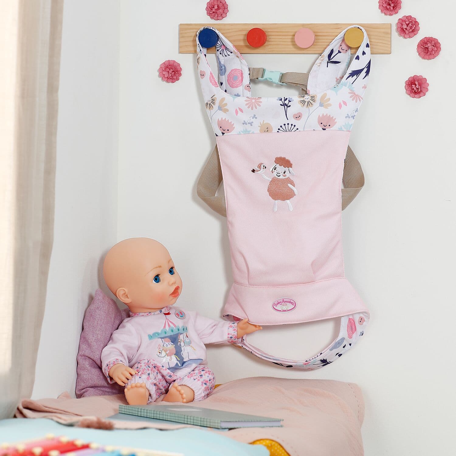 Produktbild BABY born Babytragesitz Blumen 7 von 10