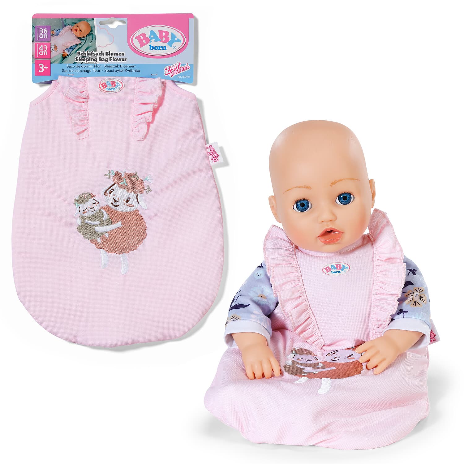 BABY born Schlafsack Blumen