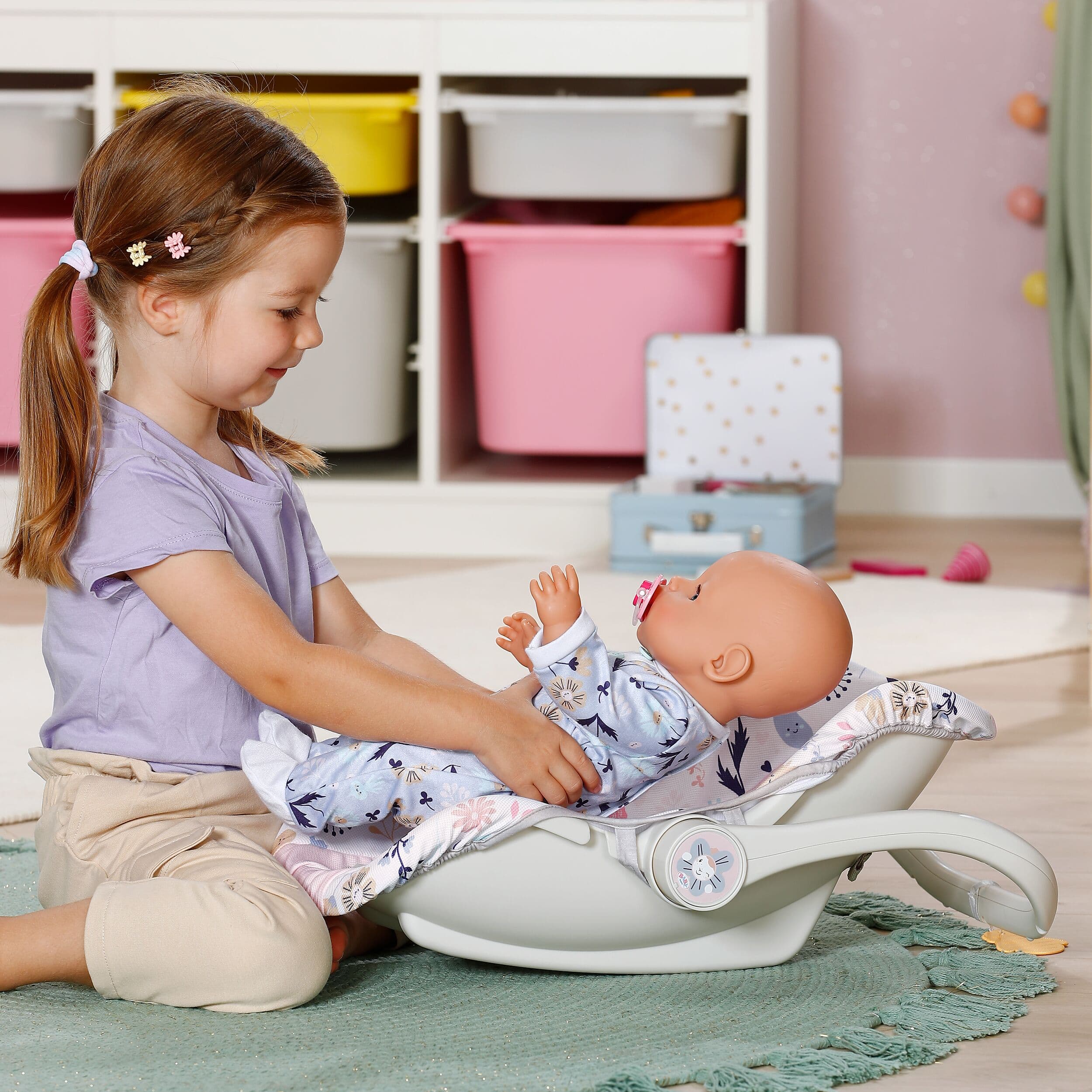 Produktbild BABY born Babyschale Blumen 9 von 10