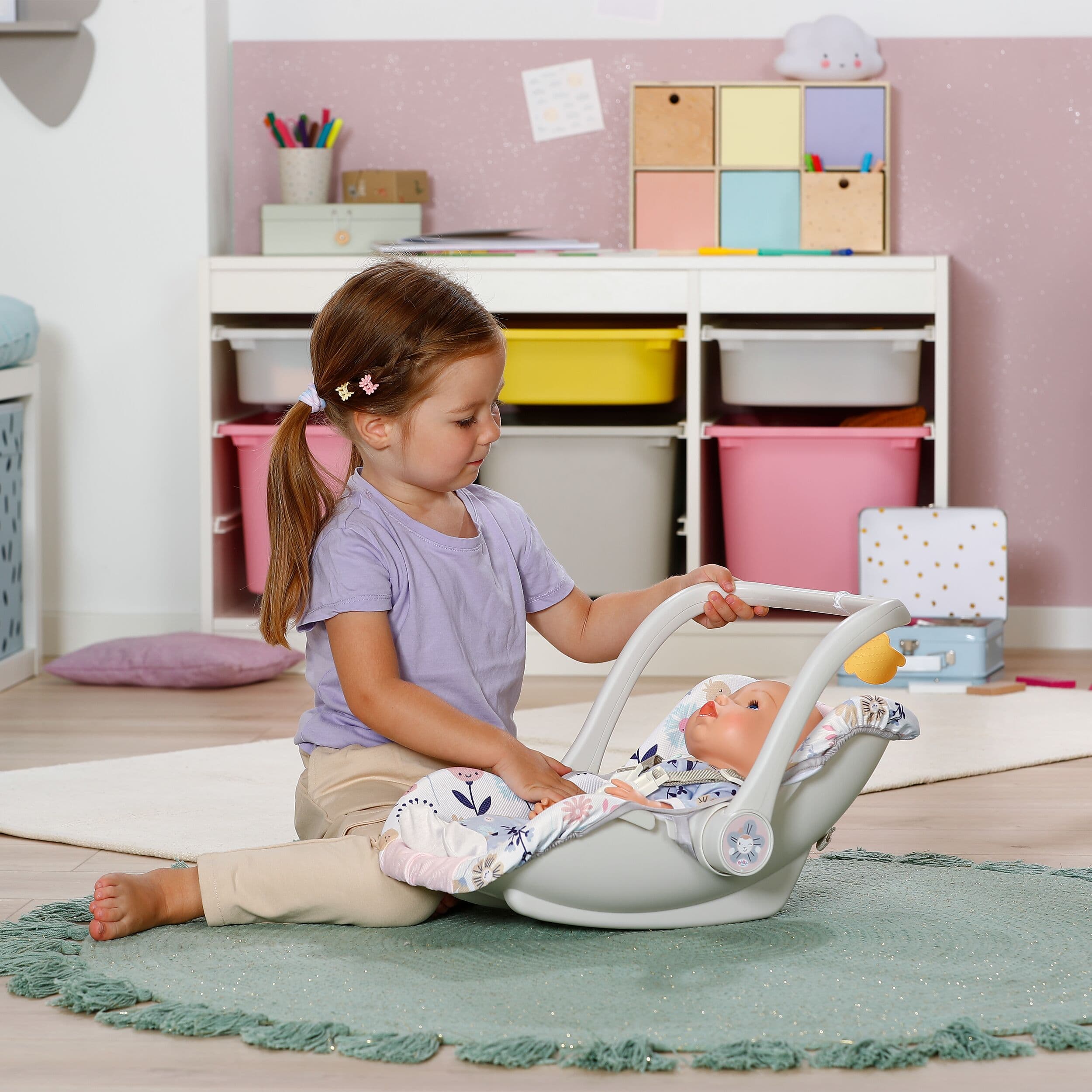 Produktbild BABY born Babyschale Blumen 7 von 10