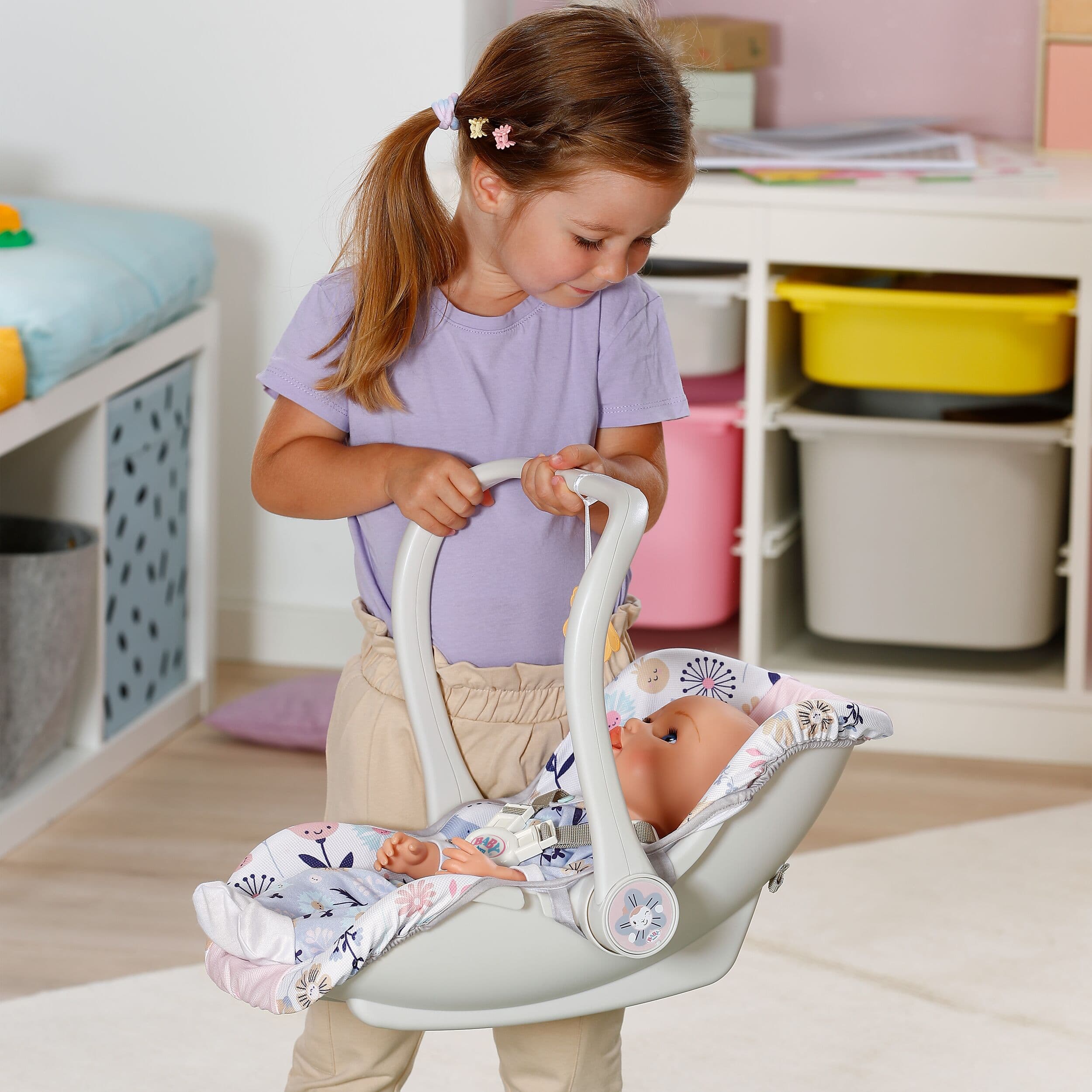 Produktbild BABY born Babyschale Blumen 6 von 10