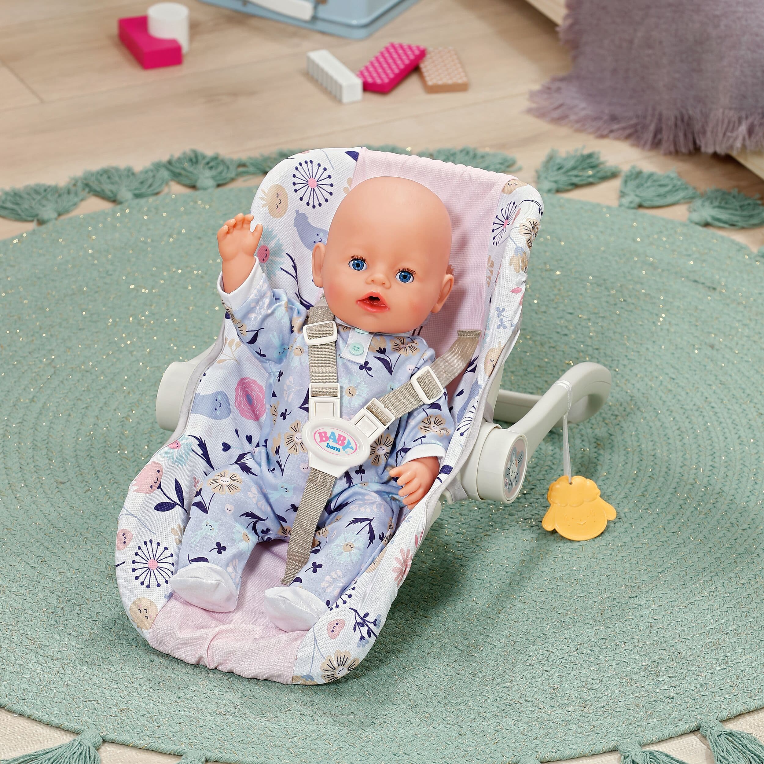 Produktbild BABY born Babyschale Blumen 3 von 10