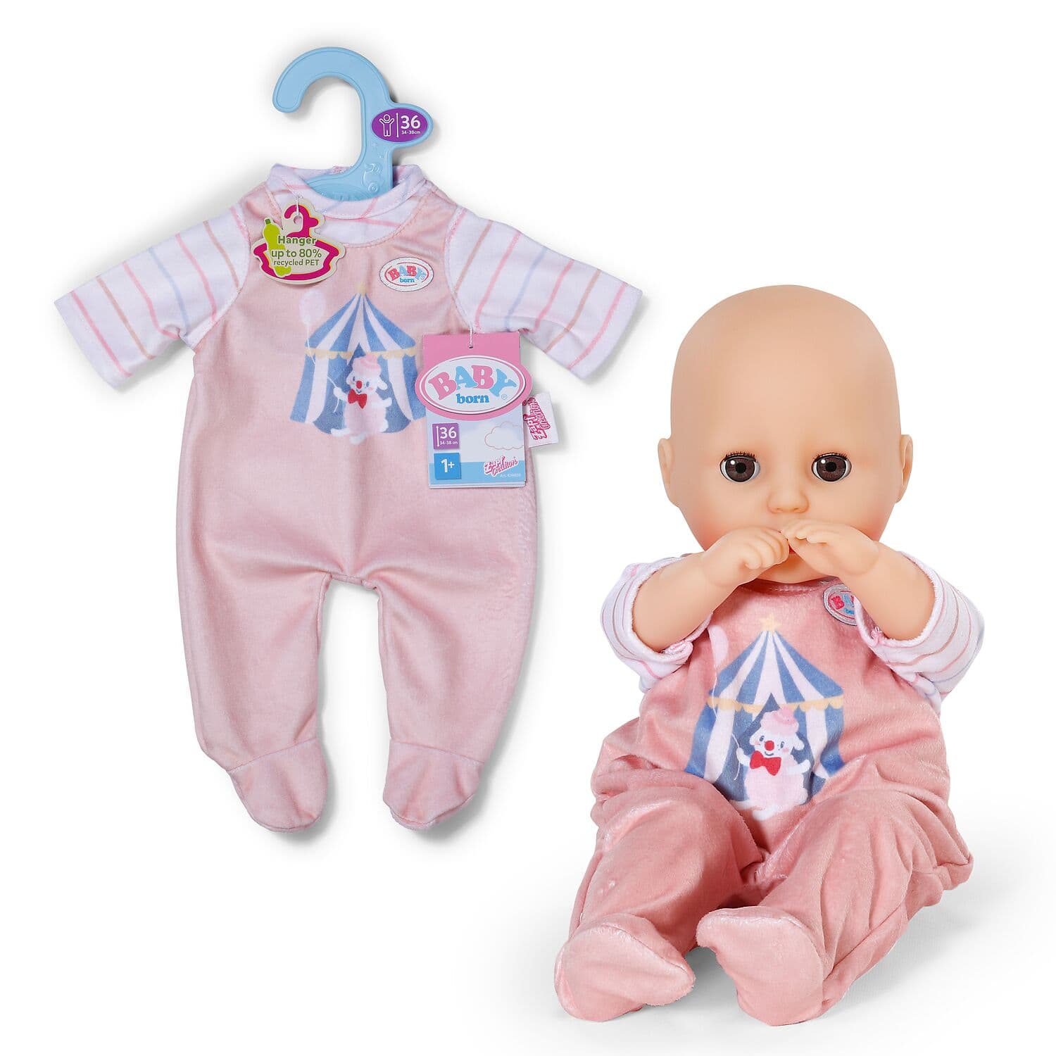 BABY born Strampler aprikose 36cm