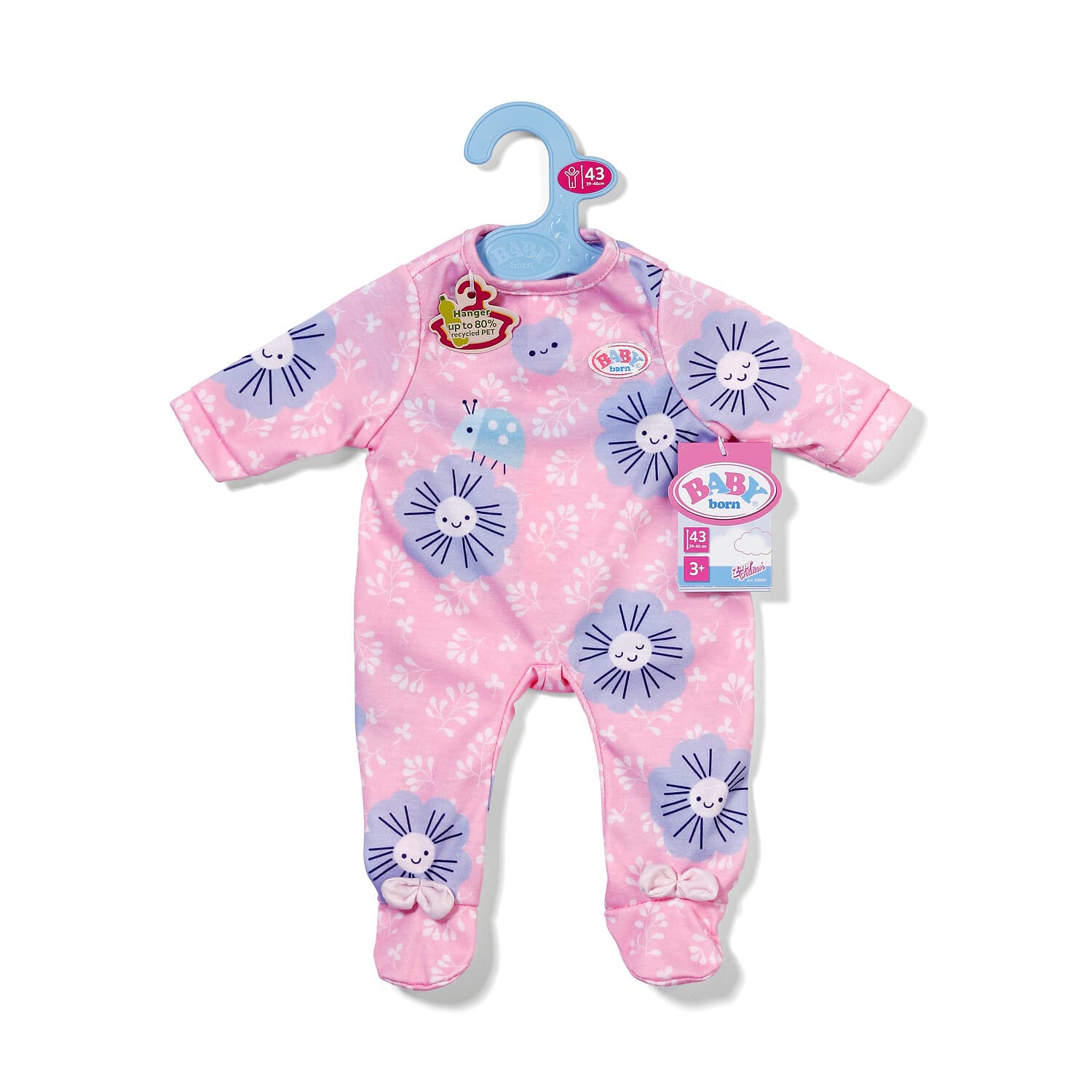 Produktbild BABY born Strampler Blumen 43cm 4 von 4