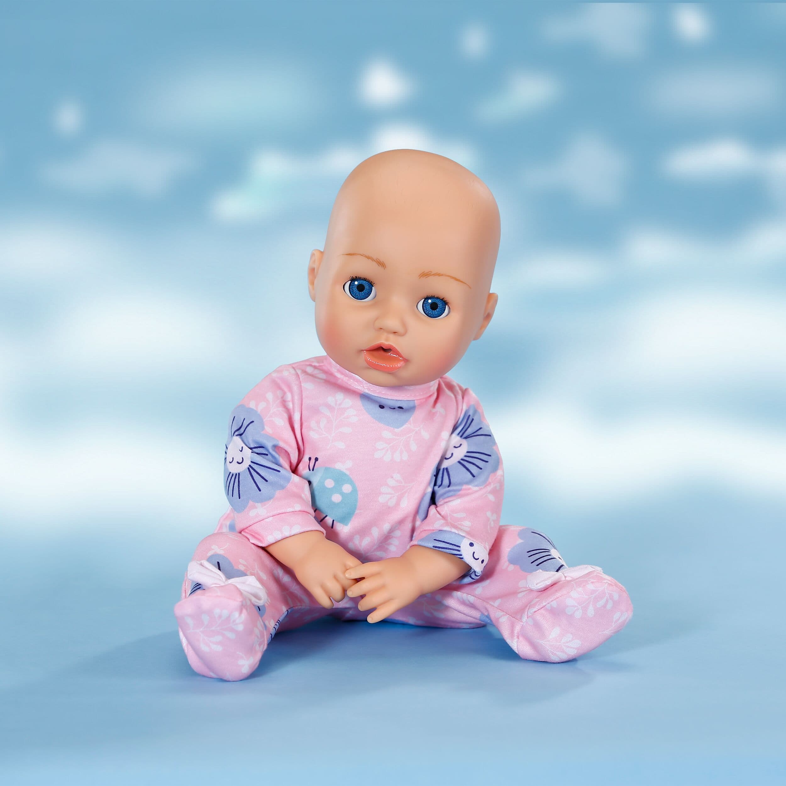 Produktbild BABY born Strampler Blumen 43cm 3 von 4