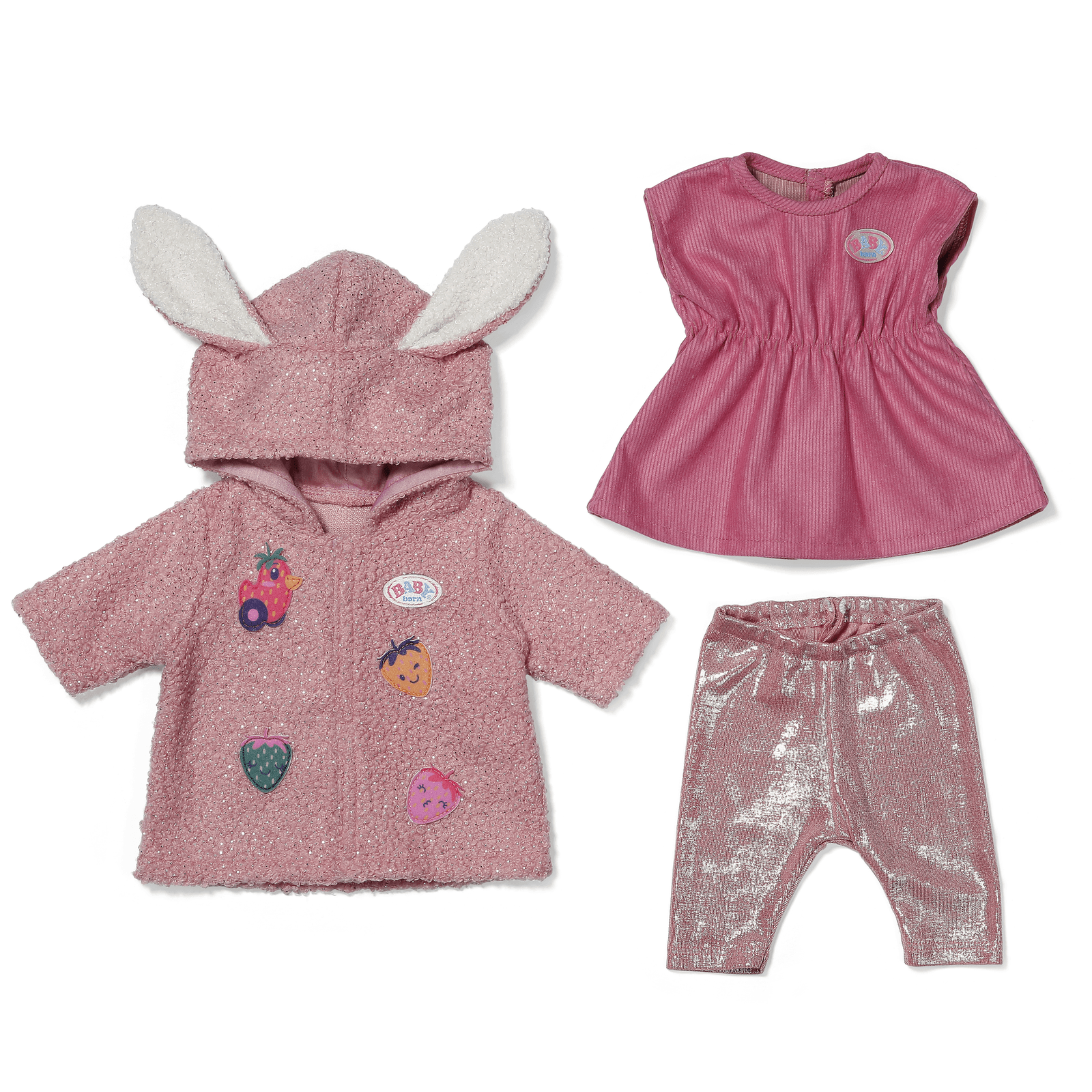 BABY born Mantel Set mit Kleid 43cm