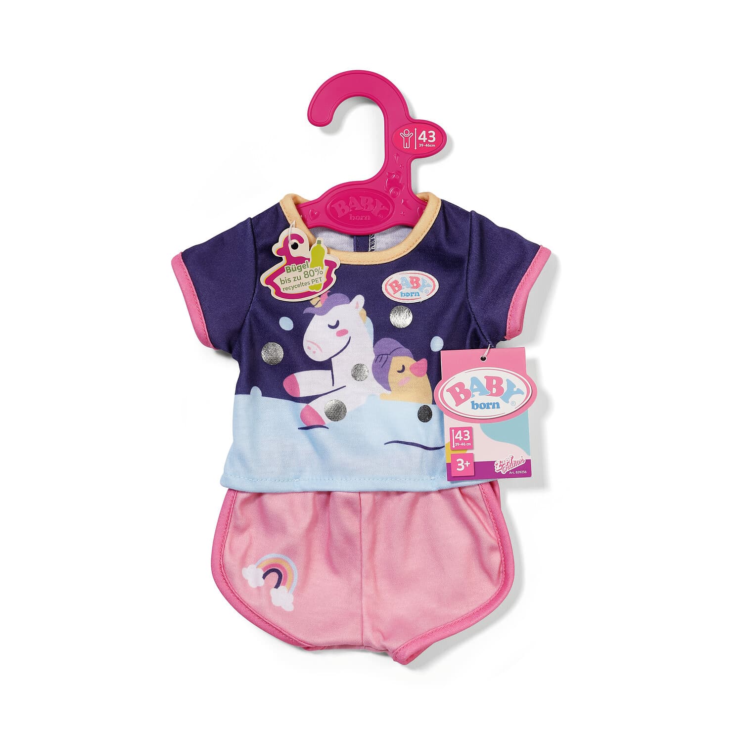 Produktbild BABY born Einhorn Pyjama 43cm 5 von 5