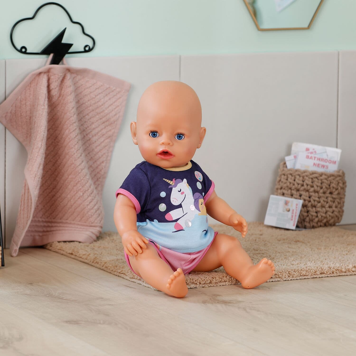 Produktbild BABY born Einhorn Pyjama 43cm 3 von 5