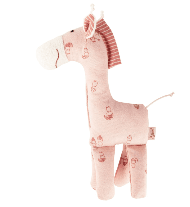 sigikid Baby-Greifling Giraffe in Rosa