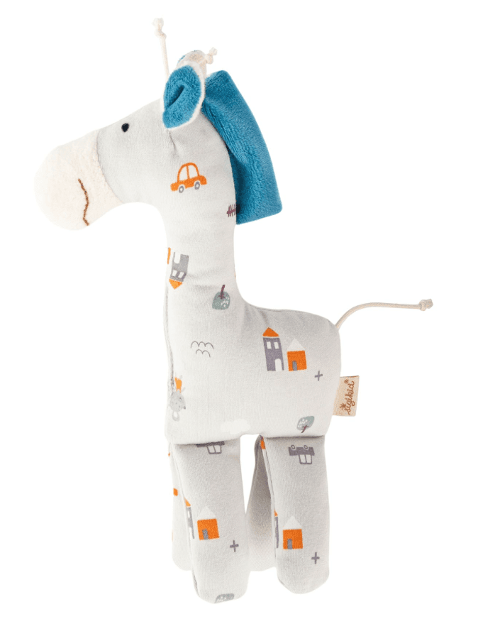 sigikid Baby-Greifling Giraffe in Blau