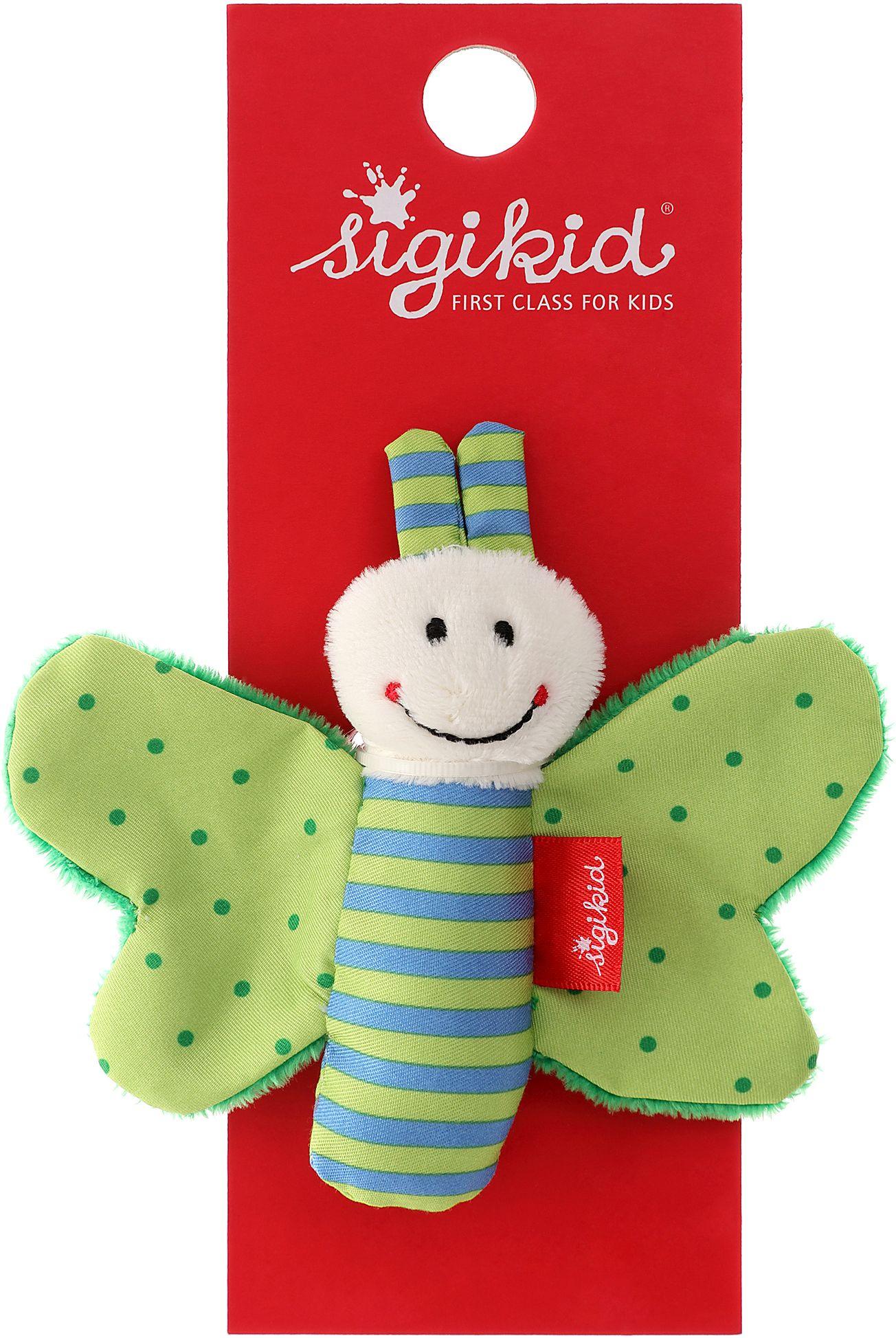 sigikid - Knister-Schmetterling, grün Red Stars Collection