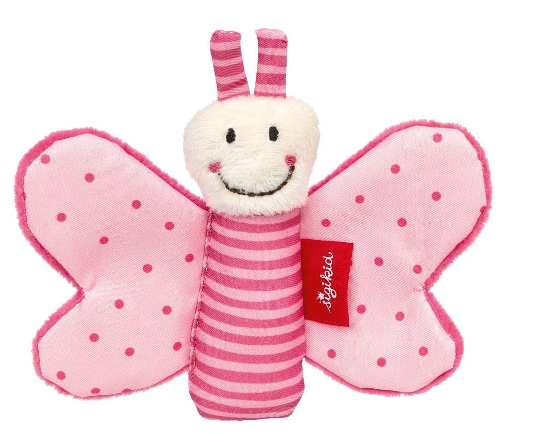 sigikid - Baby Greifling Schmetterling Red Stars