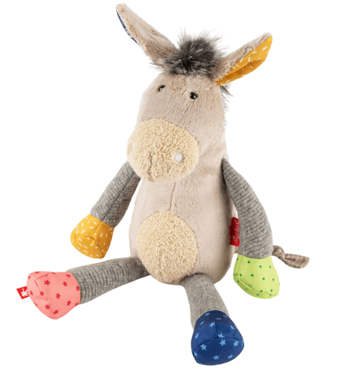 sigikid Kuscheltier Esel aus der Patchwork Sweeties Kollektion