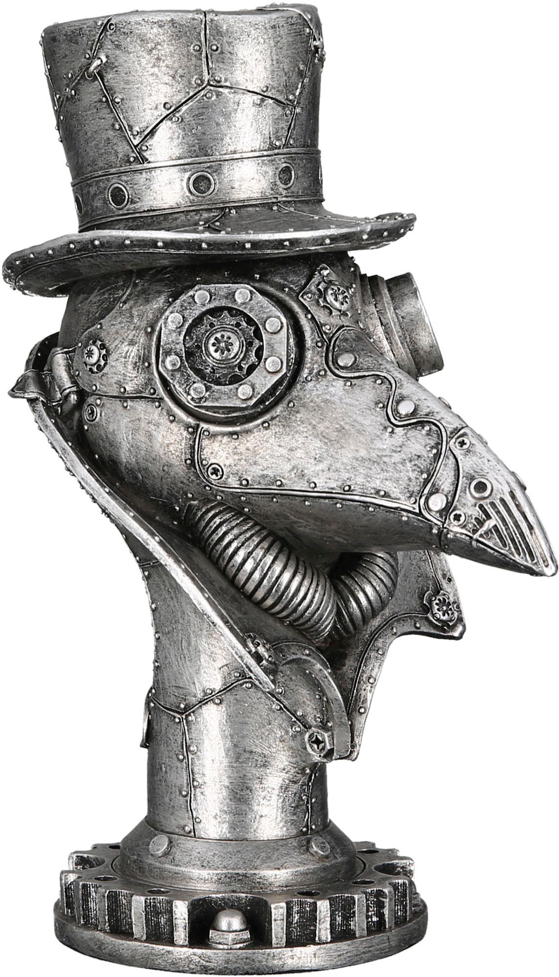 GILDE Skulptur Steampunk Crow
