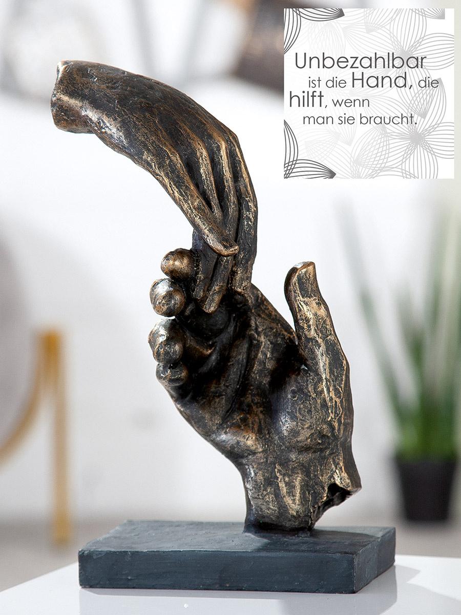 Produktbild GILDE Skulptur Two Hands 4 von 6