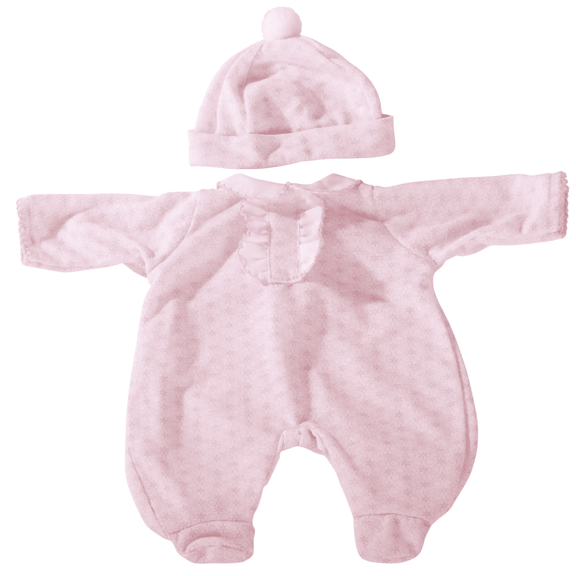 Götz - Puppen Strampler Blümchen Gr. S (30–33 cm) – Puppenkleidung Set mit Mütze