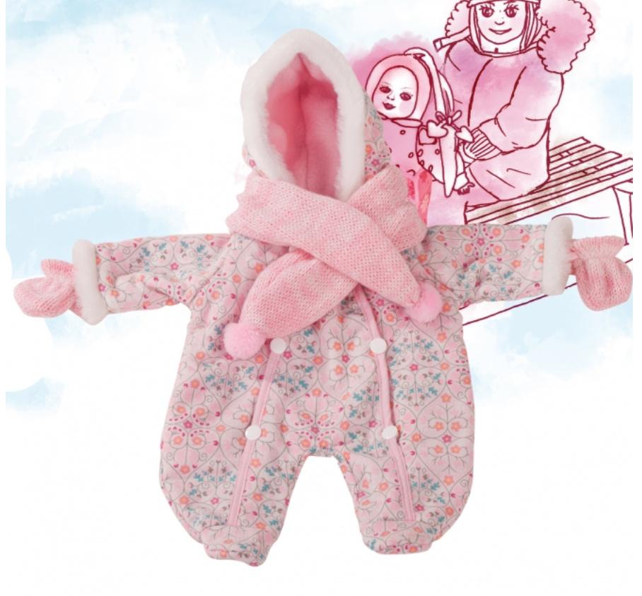 Götz - Schick Eingepackt Gr. S, Warmer Schneeanzug für deine Babypuppe