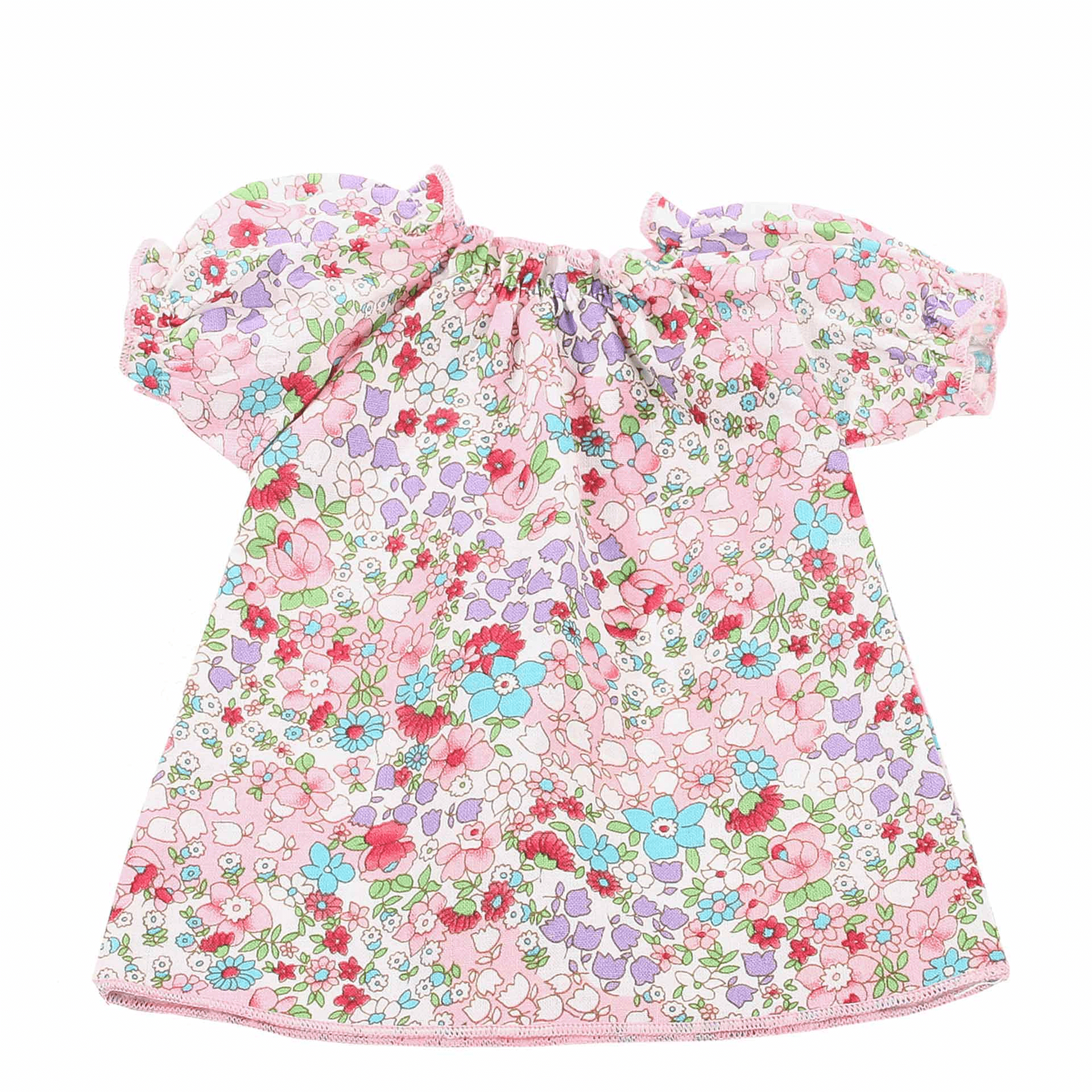 Götz - Puppenkleid Mille Fleurs – Nachthemd mit Blumenmuster für Puppen 30–50 cm